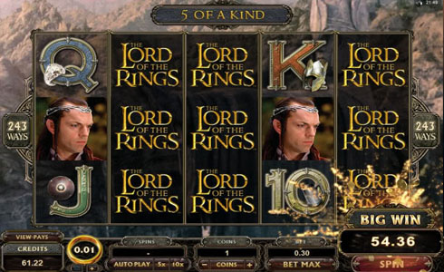 Lord of the Rings Slot lord rings slot review